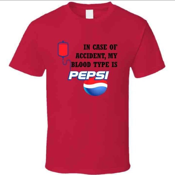 Pepsi Red Short Sleeve Tee - Picture 1 of 5